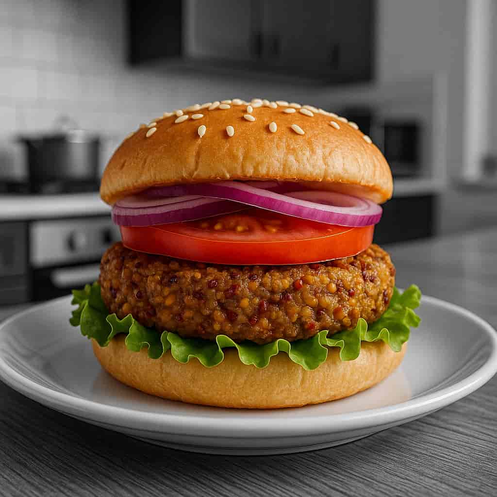 Hamburguesas vegetales con quinoa – comida saludable en Tucumán